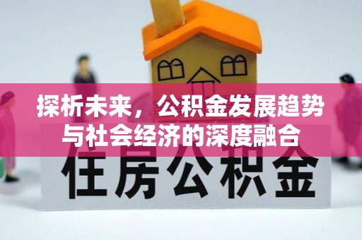 泾源探析未来，公积金发展趋势与社会经济的深度融合