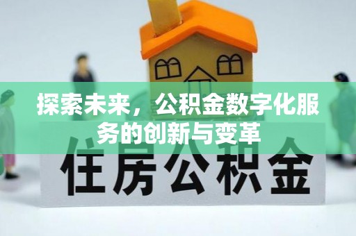泾源探索未来，公积金数字化服务的创新与变革